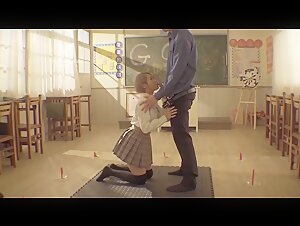 chinese porn(麻豆传媒)(mdhs-0006)新老师的性爱实作课-韩棠