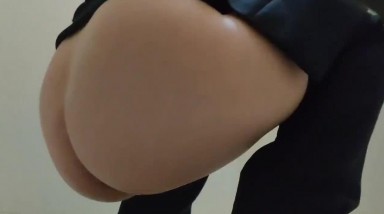 商场女厕近距离偷窥 高跟制服美女两片黝黑的大肥肉